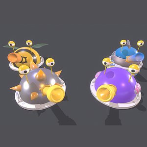 3D Cartoon Cannon Pack 04
