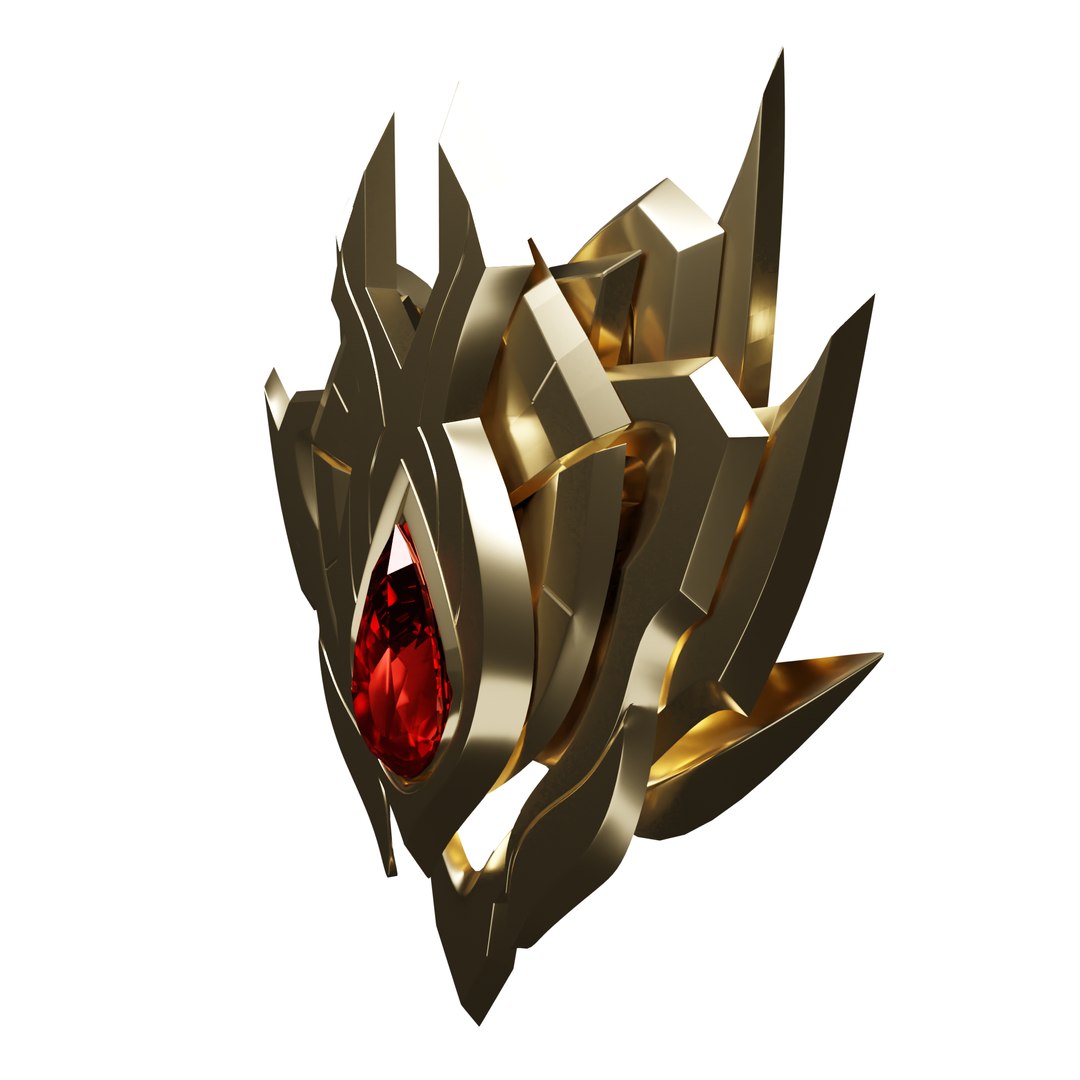 League Of Legends LOL Golden Badge Rank 3D Model - TurboSquid 1903654