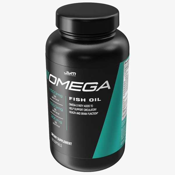 Omega JYM Omega3 Fish Oil 3D model TurboSquid 1775659