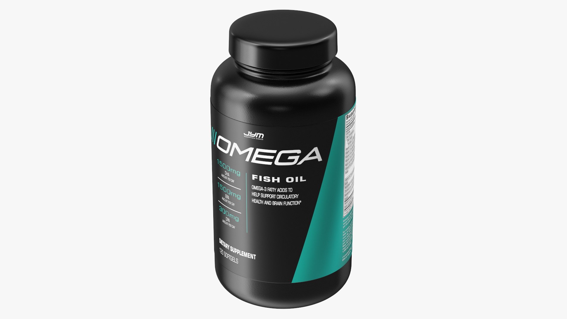 Omega JYM Omega3 Fish Oil 3D model preview