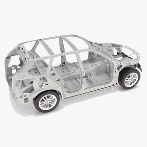 SUV Chassis Frame 3D