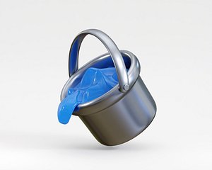 Water bucket 3D model 3D