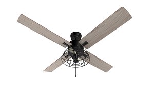 Designer Ceiling Fan 3D Model