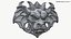 Testa di drago Gargoyle 5 Textured