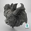 Testa di drago Gargoyle 5 Textured