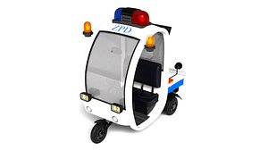 3D Zootopia Style Cartoon Car model