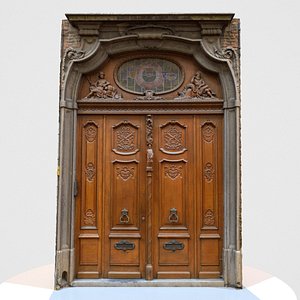 wood door 3d model