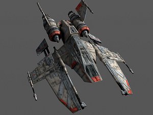 space fighter 3d model