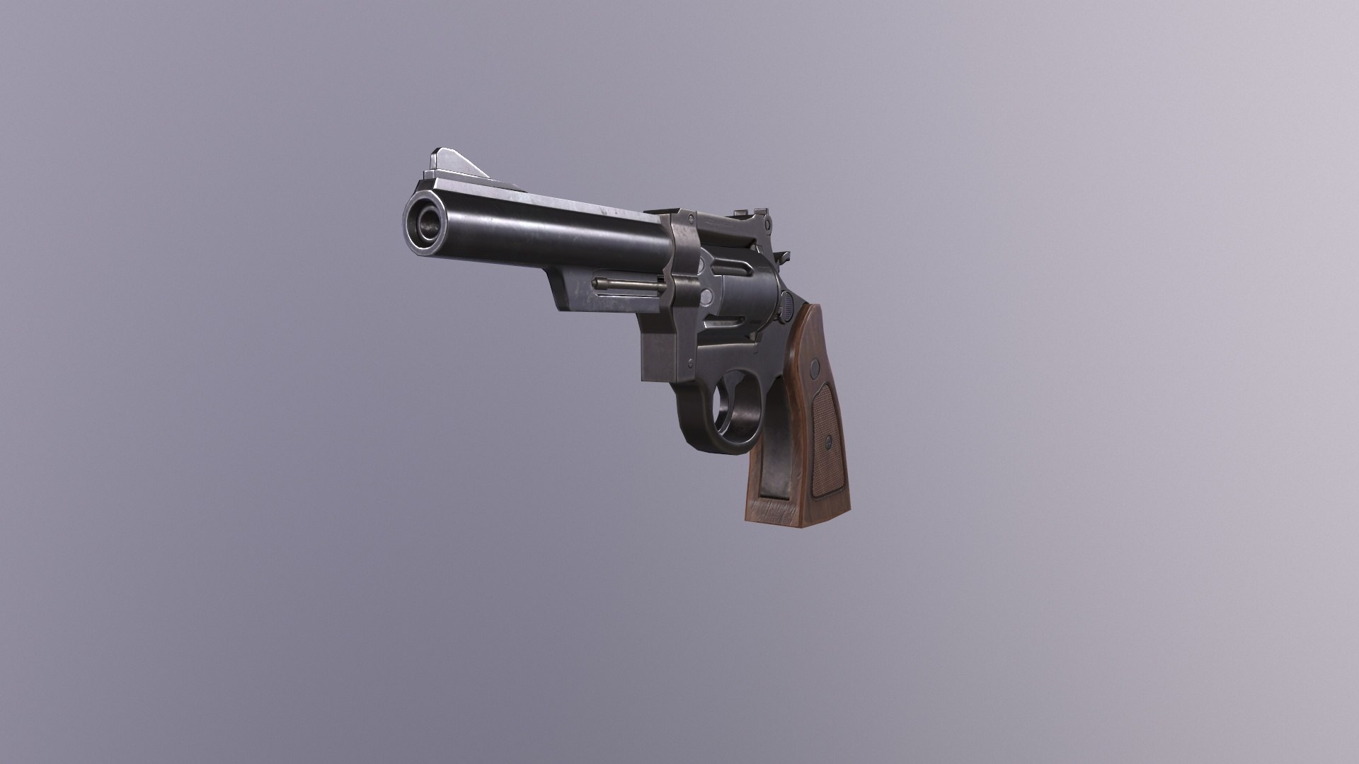 Classic Revolver 3D Model - TurboSquid 2456557