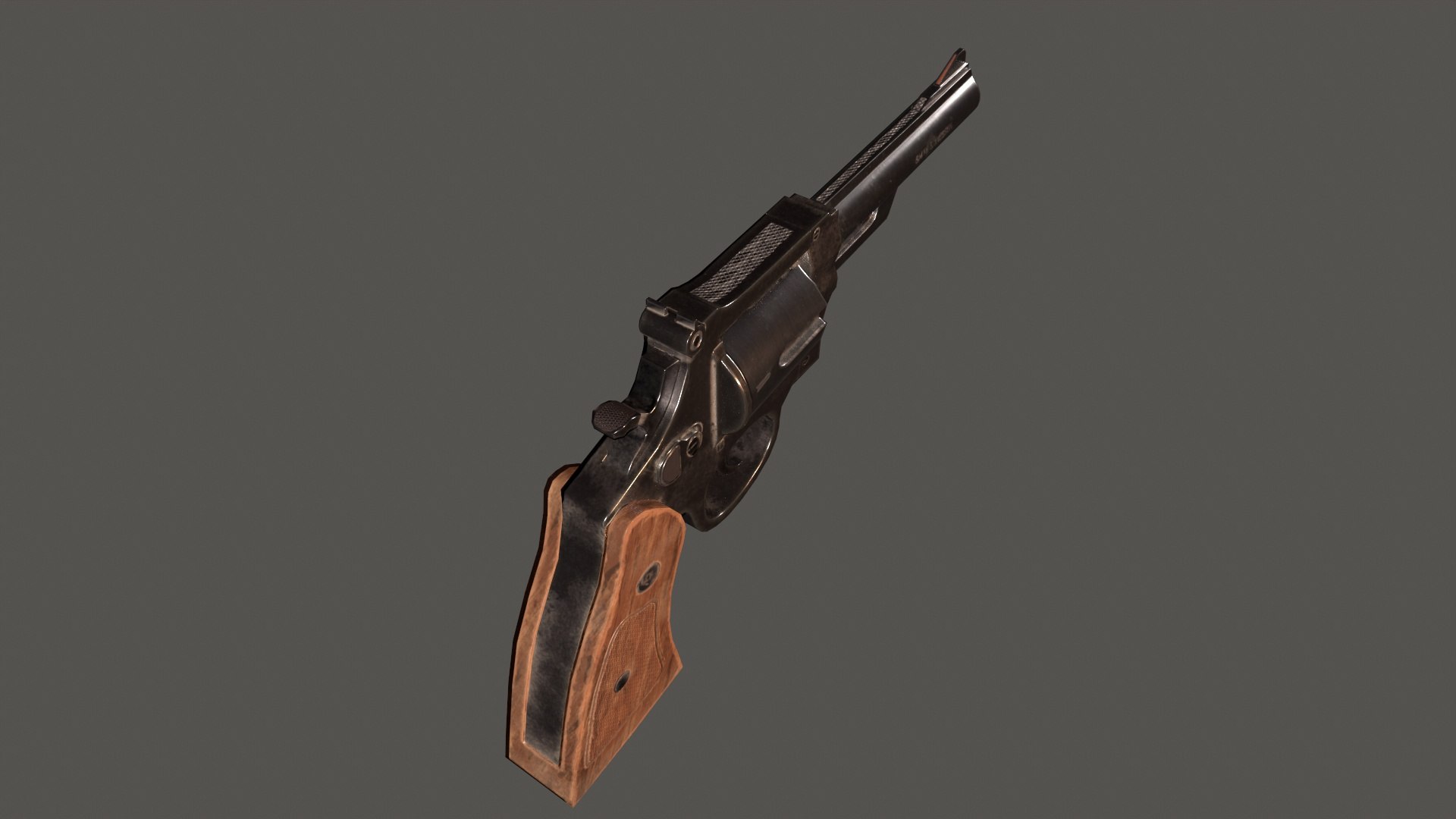 Classic Revolver 3D Model - TurboSquid 2456557