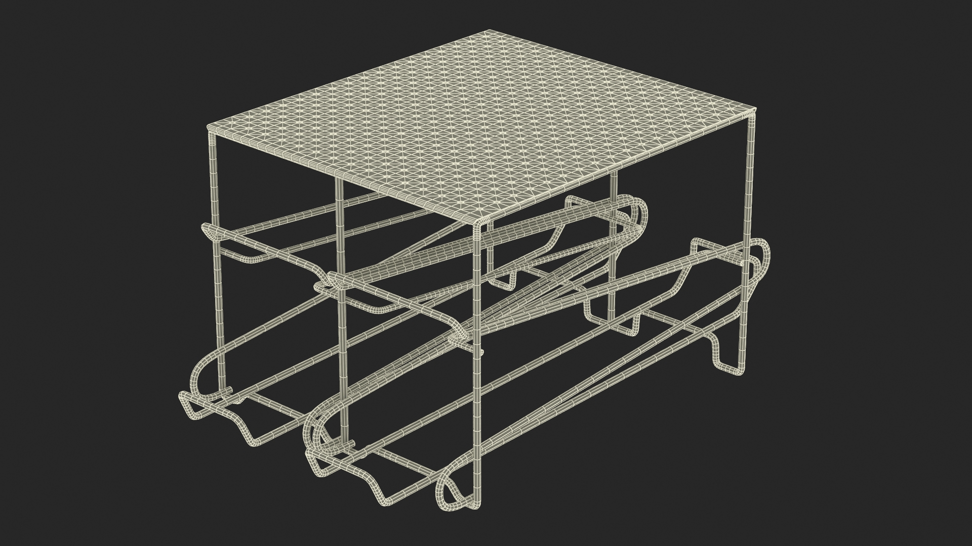 3D Can Storage Rack For Kitchen Black Model - TurboSquid 2013453