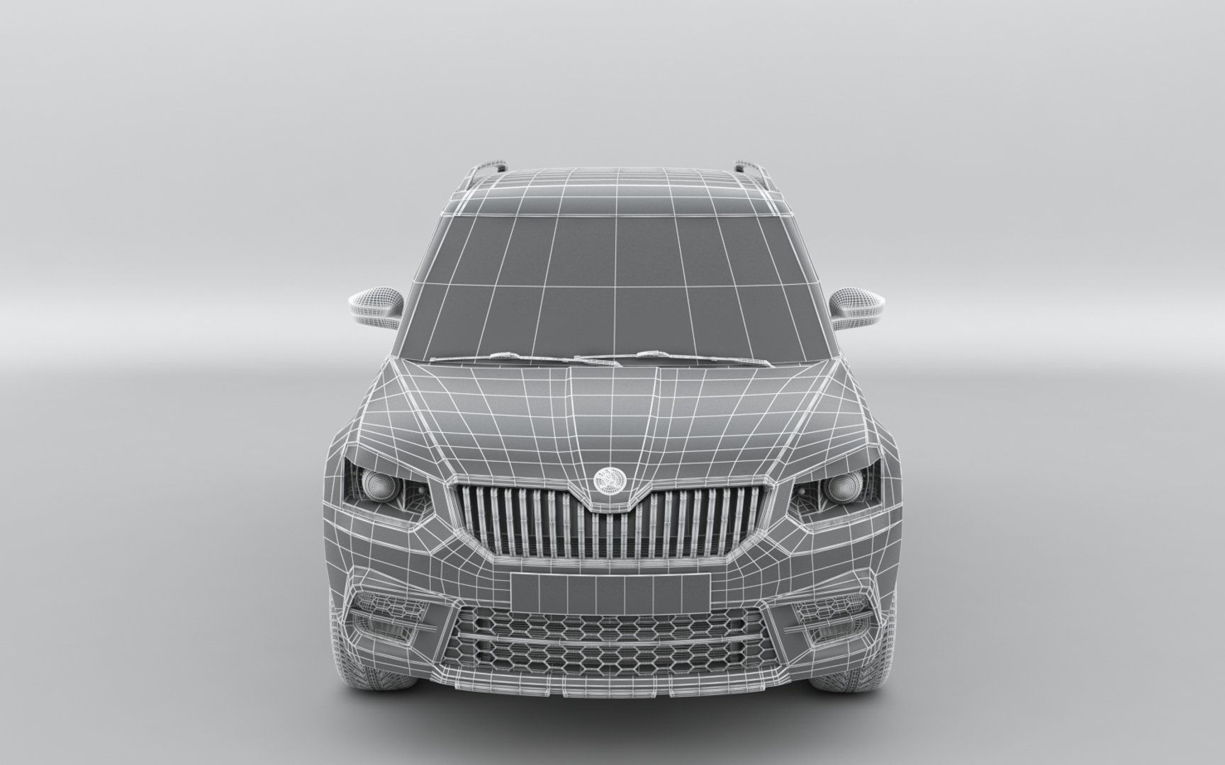 3d Skoda Yeti 2015 Model