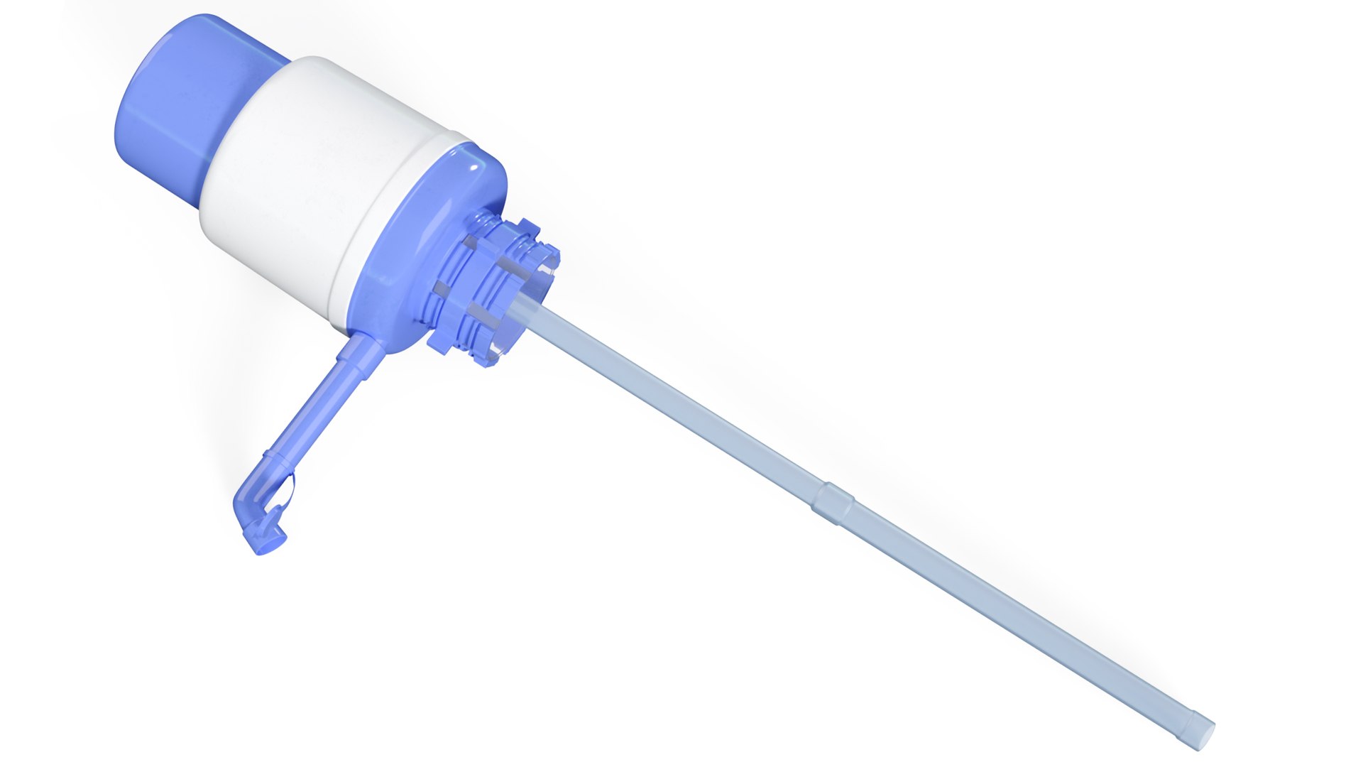 Water Pump Beverage Tap Dispenser 3D model preview