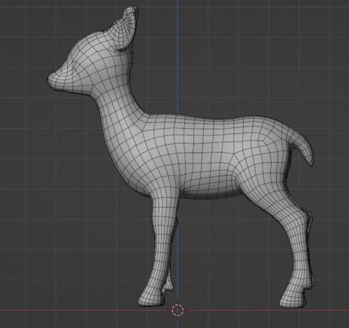 3D Little Deer Low Poly Model - TurboSquid 2207809