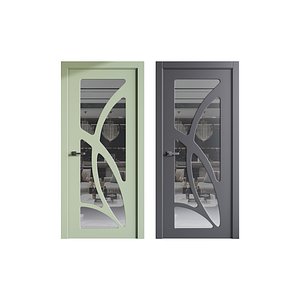 Modern entrance door 71 3D model
