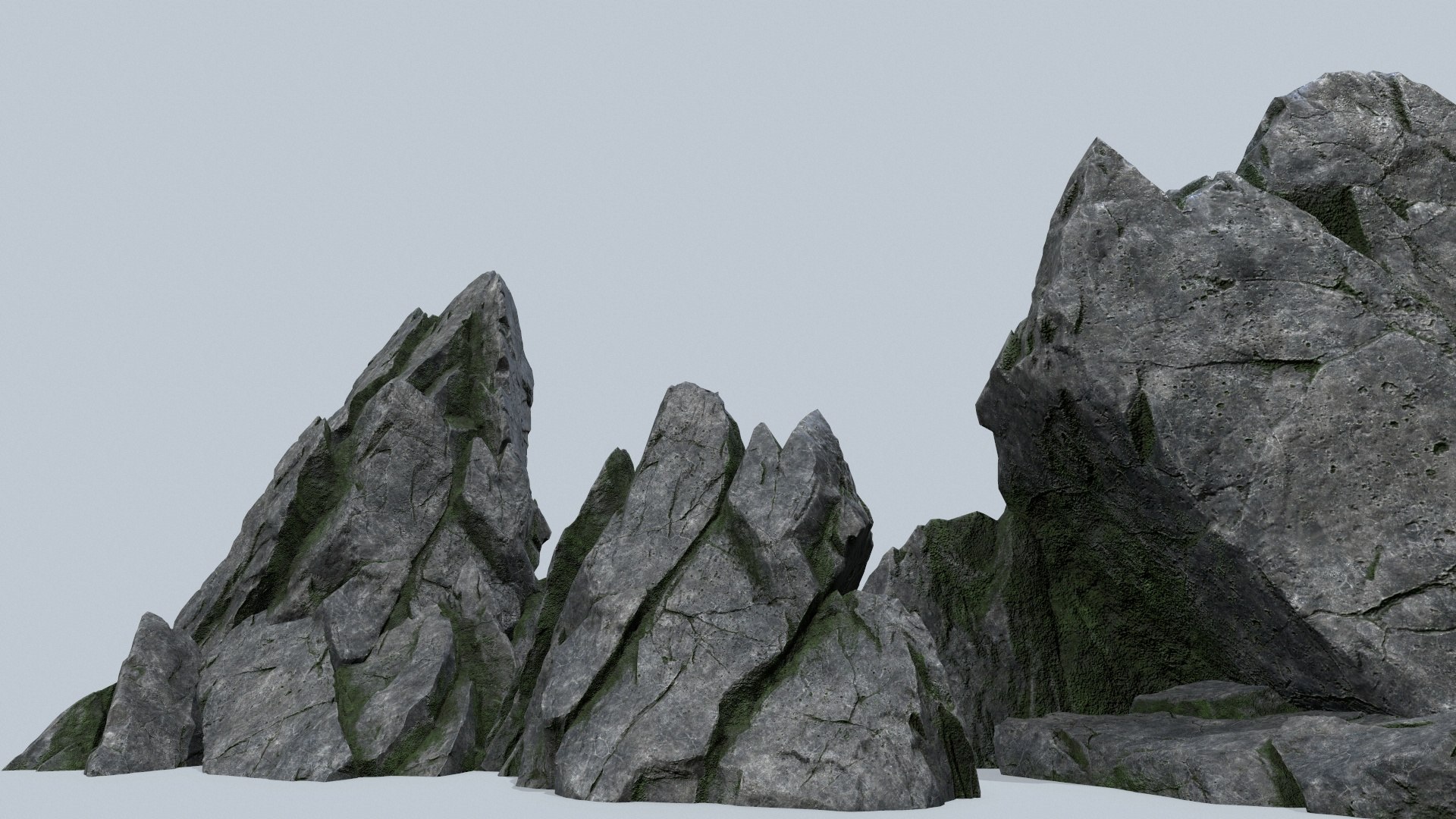 Cliff Rocks 3D - TurboSquid 2211006