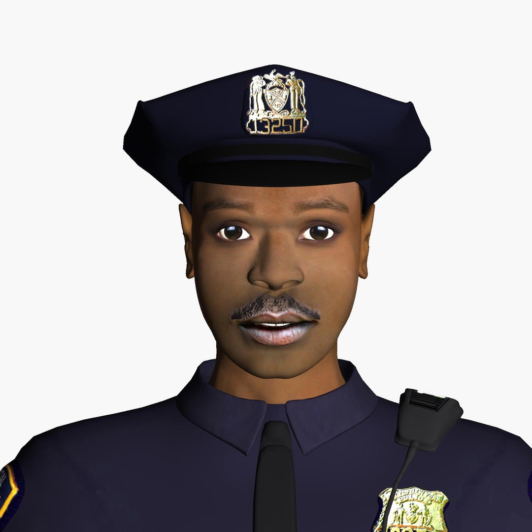 Police Policeman 3d Max