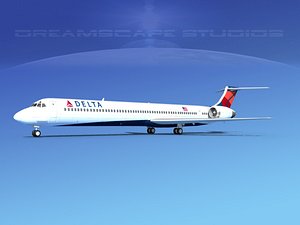 md-90 delta 3d model