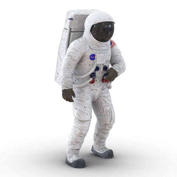 3ds astronaut nasa wearing spacesuit
