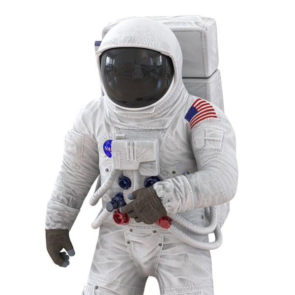 3ds astronaut nasa wearing spacesuit