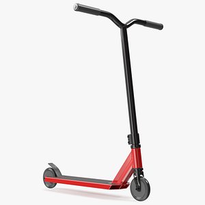 Trick Scooter for Kids Red 3D