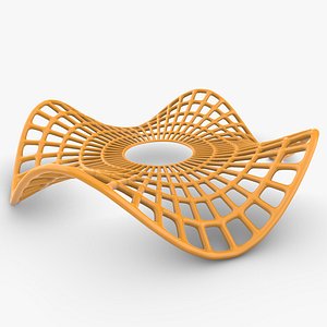 3D Radial Skeletal Pipes Pavilion