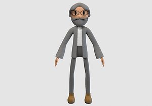old cartoon grandfather