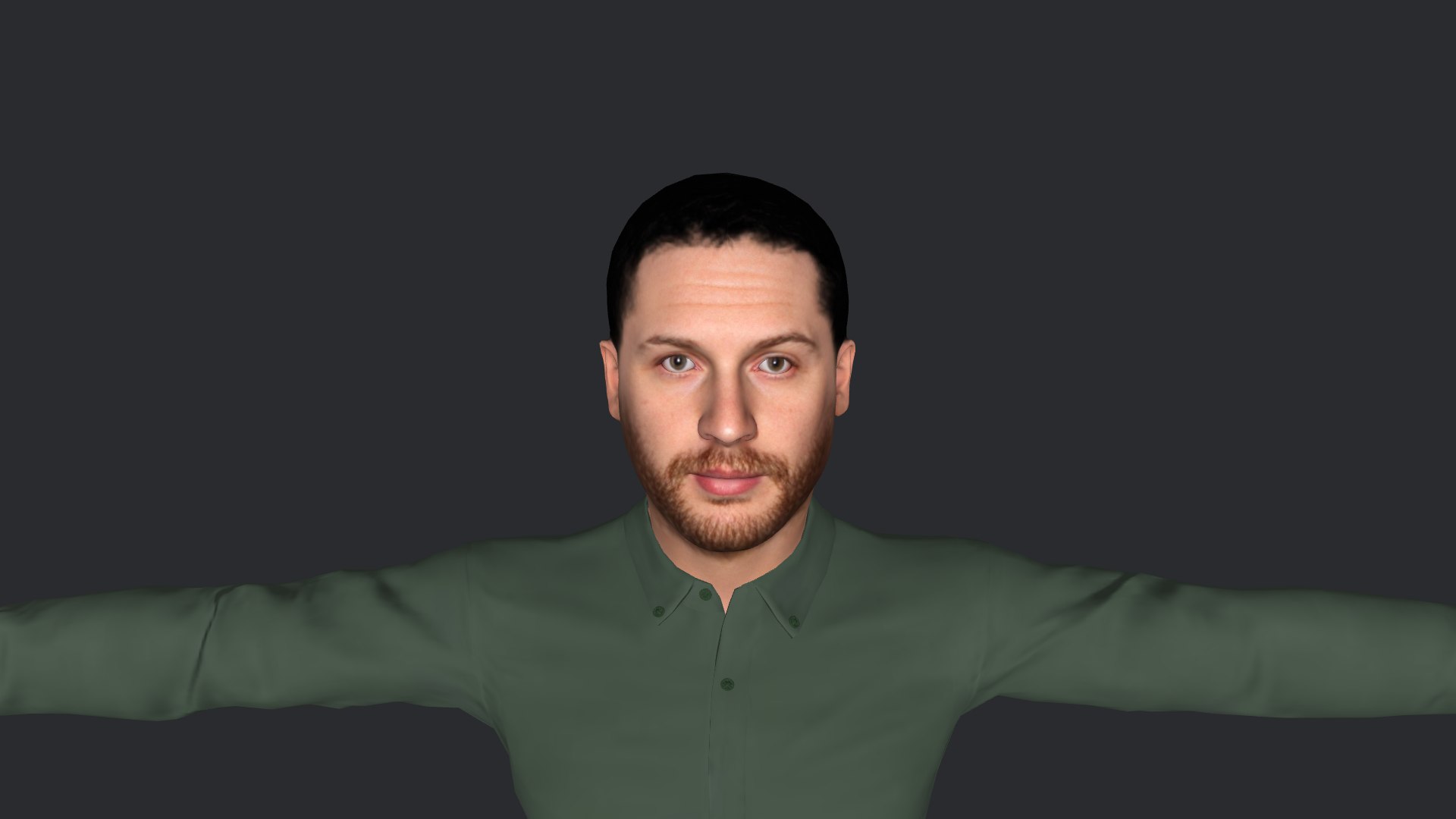 Tom Hardy Hyper Realistic Full Body Fully Rigged 3D Character 3D ...
