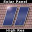 Solar Panel 3d model - High Res Texture