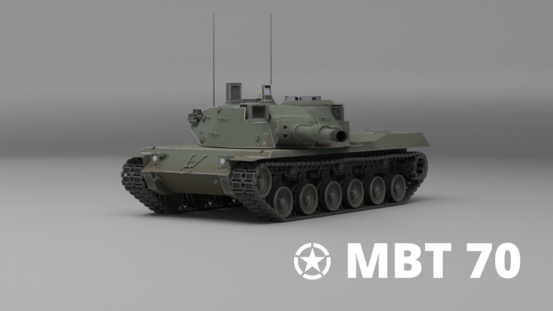 MBT 70 Model - TurboSquid 2125512