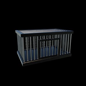 Metal Cage 3D model 3D model