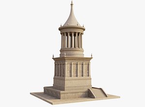 3D Tomb grafted onto the Herodium