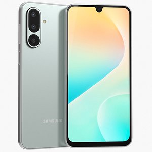 3D Samsung Galaxy M36 Serene Green