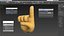 Índice apuntando hacia arriba Emoji