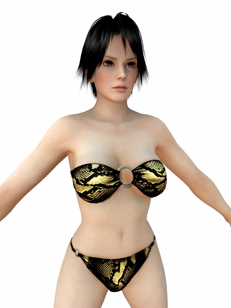 3d Sexy Bikini Women Turbosquid 1502394