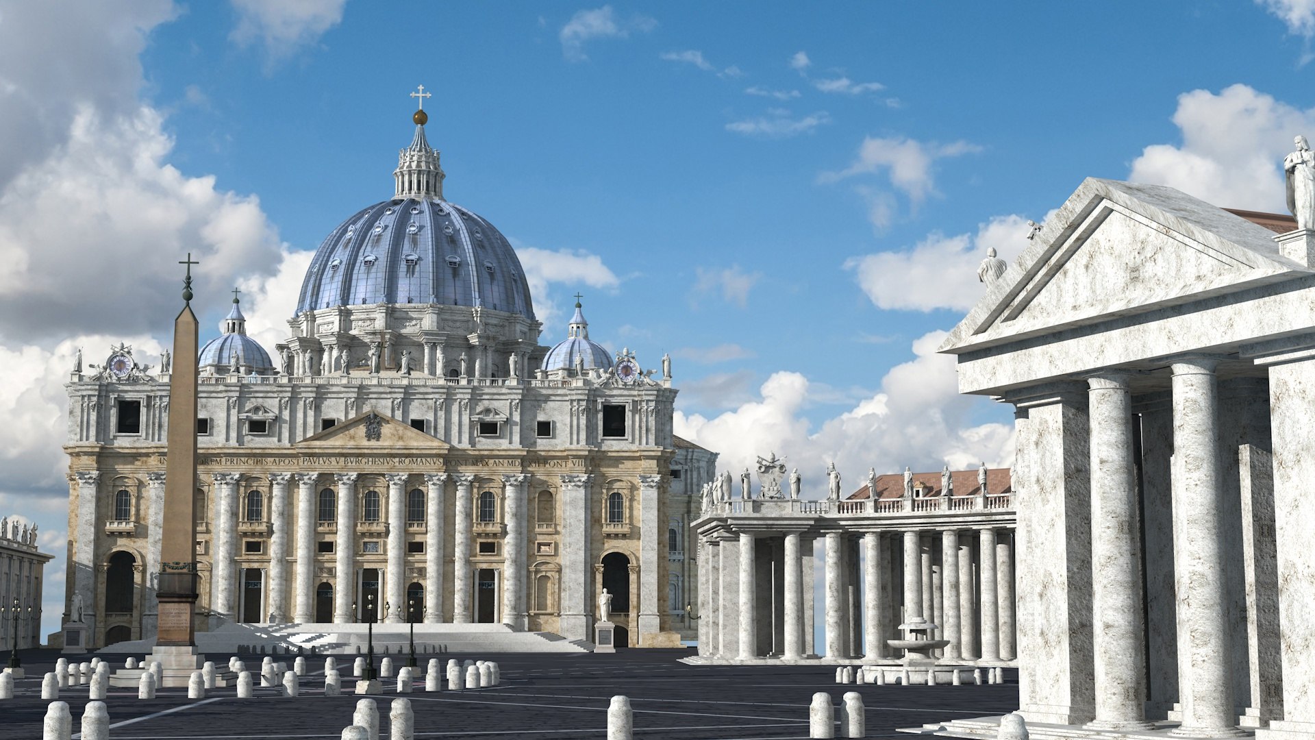 3D Saint Peter Basilica model https://p.turbosquid.com/ts-thumb/e9/a7chj3/5x/10/jpg/1750128053/1920x1080/fit_q87/99b290eefc97d5efd539a5be7570b6e264b53e7a/10.jpg