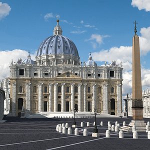 3D Saint Peter Basilica model