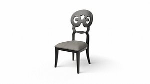 Gwendolyn Dining Chair black 3D model