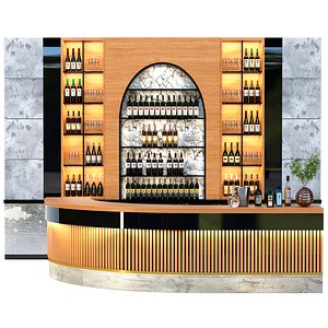 3D model Restaurant with bar