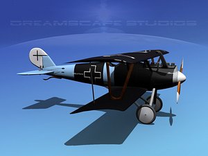 pfalz d iii diii 3d model