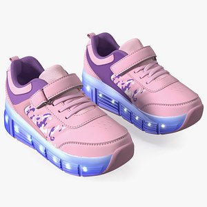 3D Roller Shoes Light Pink