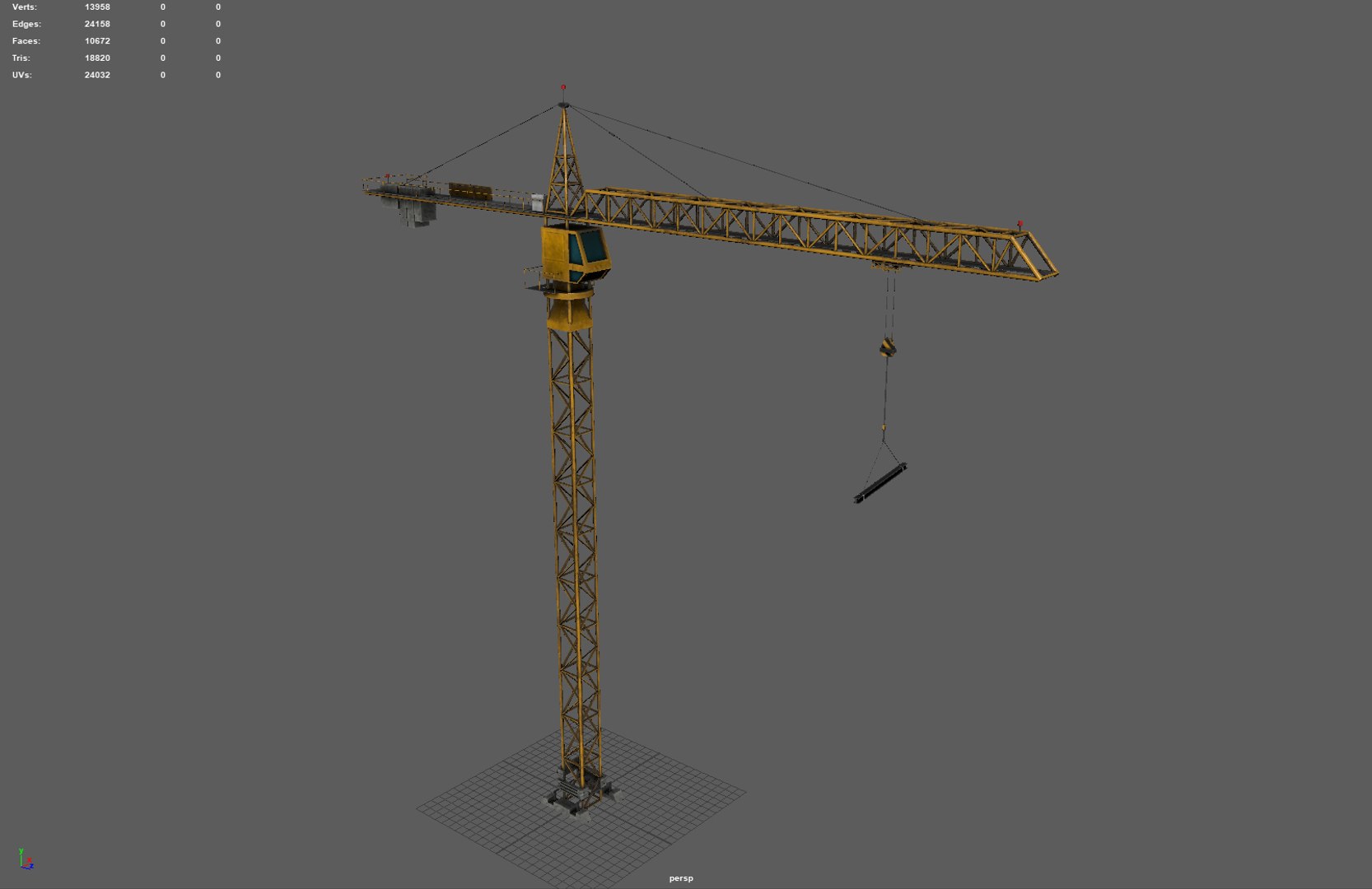 Tower Crane 3D model https://p.turbosquid.com/ts-thumb/e9/hdZ8SG/Hl/render1/jpg/1626110234/1920x1080/fit_q87/0ddc12a9fa86b6efc579037daf0e1c92a0b66c4d/render1.jpg