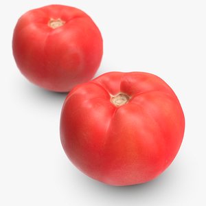 Low and High Poly Tomato