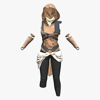 Hooded Assasin Samurai Full Outfit