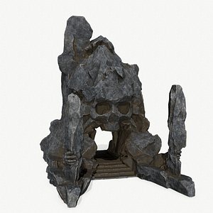 3D model Skull  Gate