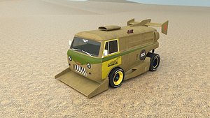cyber punck car UAZ cyberTruck