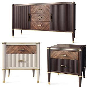 Nightstand sideboard Venice by Classico Italiano