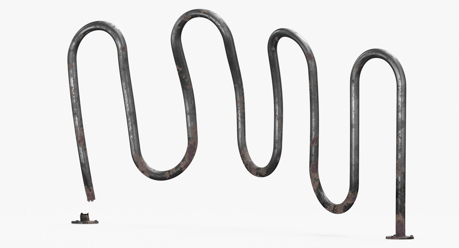 3D Bike Rack Damaged - TurboSquid 1871759