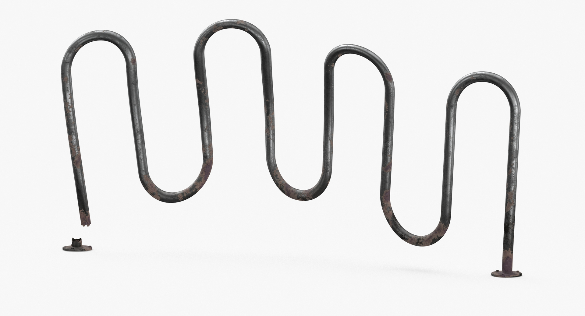 3D Bike Rack Damaged - TurboSquid 1871759