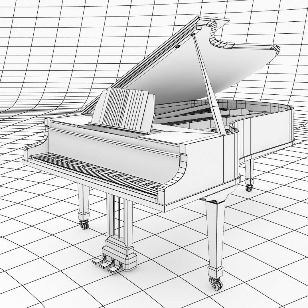 Grand Piano 3d 3ds